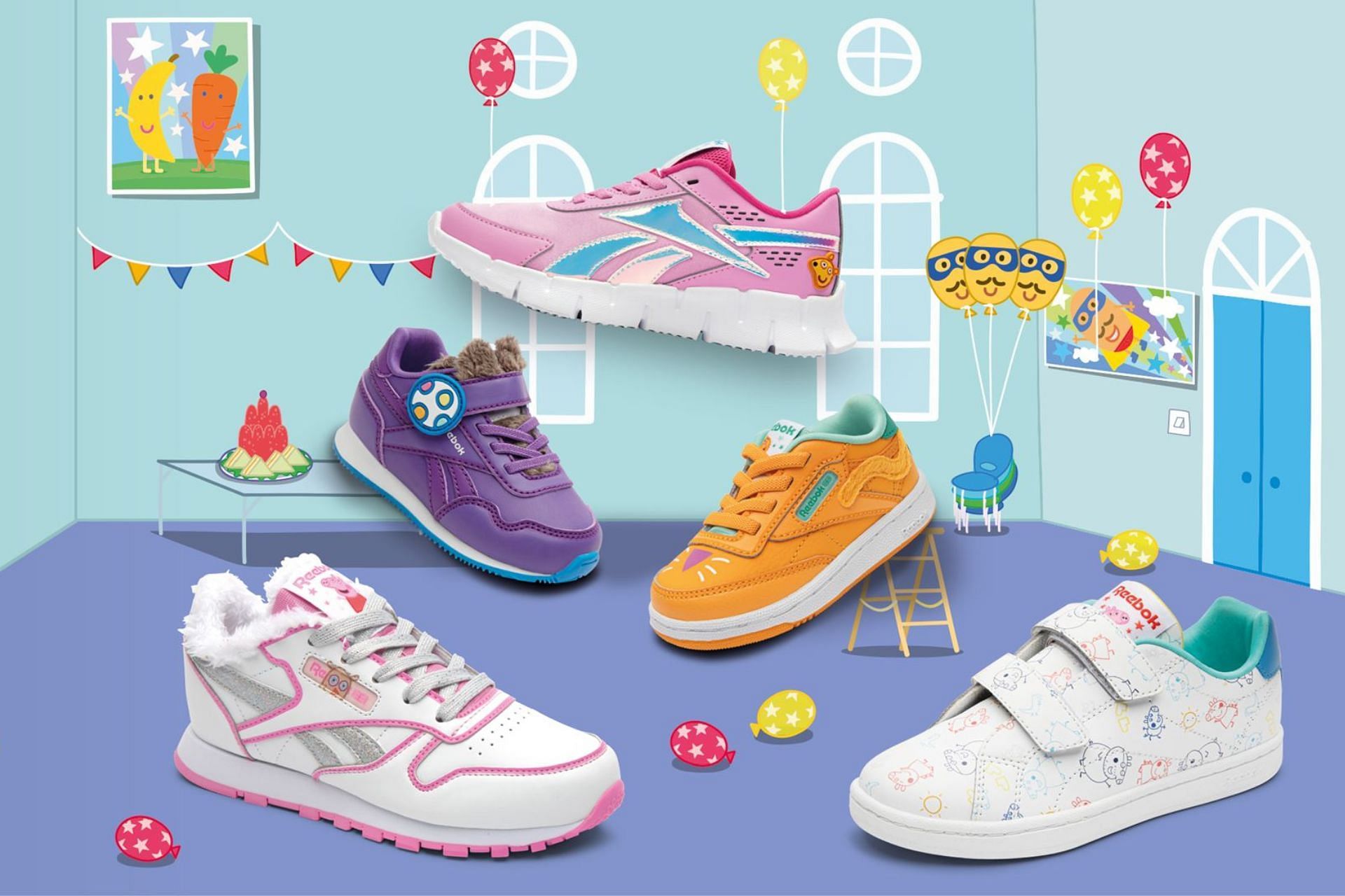Where to buy the Reebok x Peppa Pig collection? Price, release date,