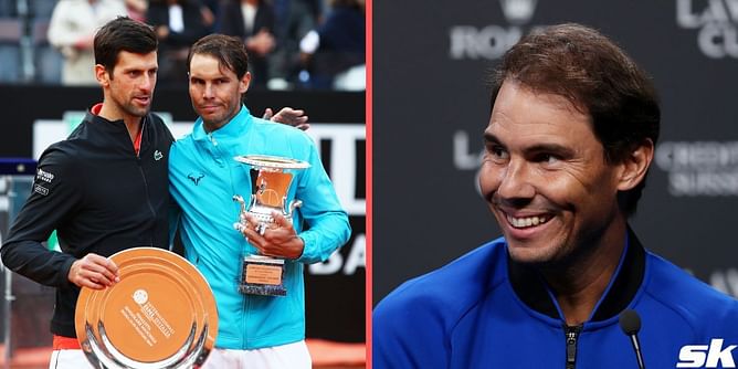 Rafael Nadal on what he admires most about Novak Djokovic: "To control his body, doesn't matter how things are going, he always keeps going till the end"