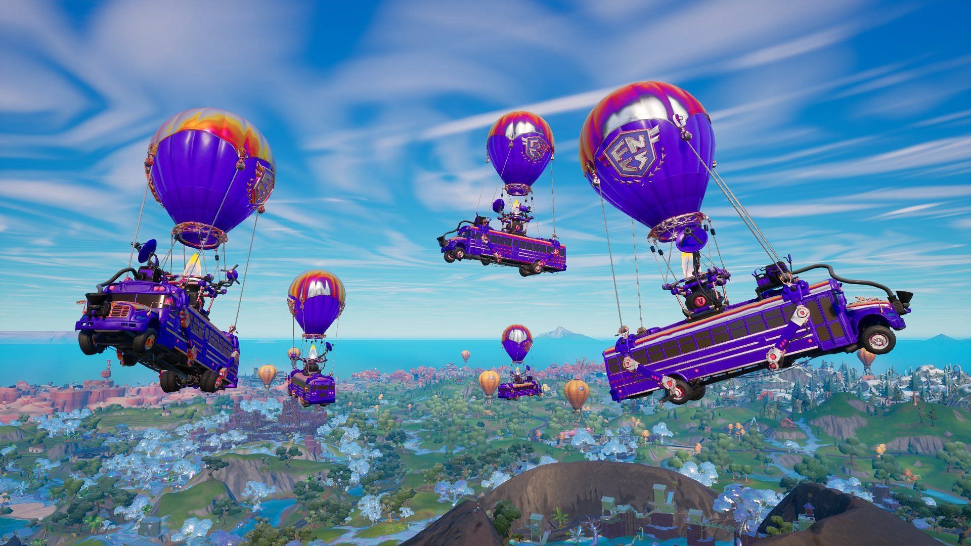 Fortnite players will also get an FNCS-themed bus (Image via Epic Games)