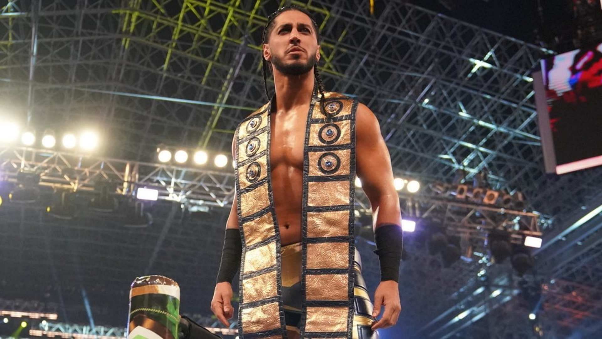 Mustafa Ali is currently competing as part of WWE
