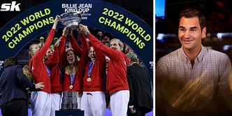 Roger Federer congratulates Switzerland's Billie Jean King Cup team for their 'historic' triumph