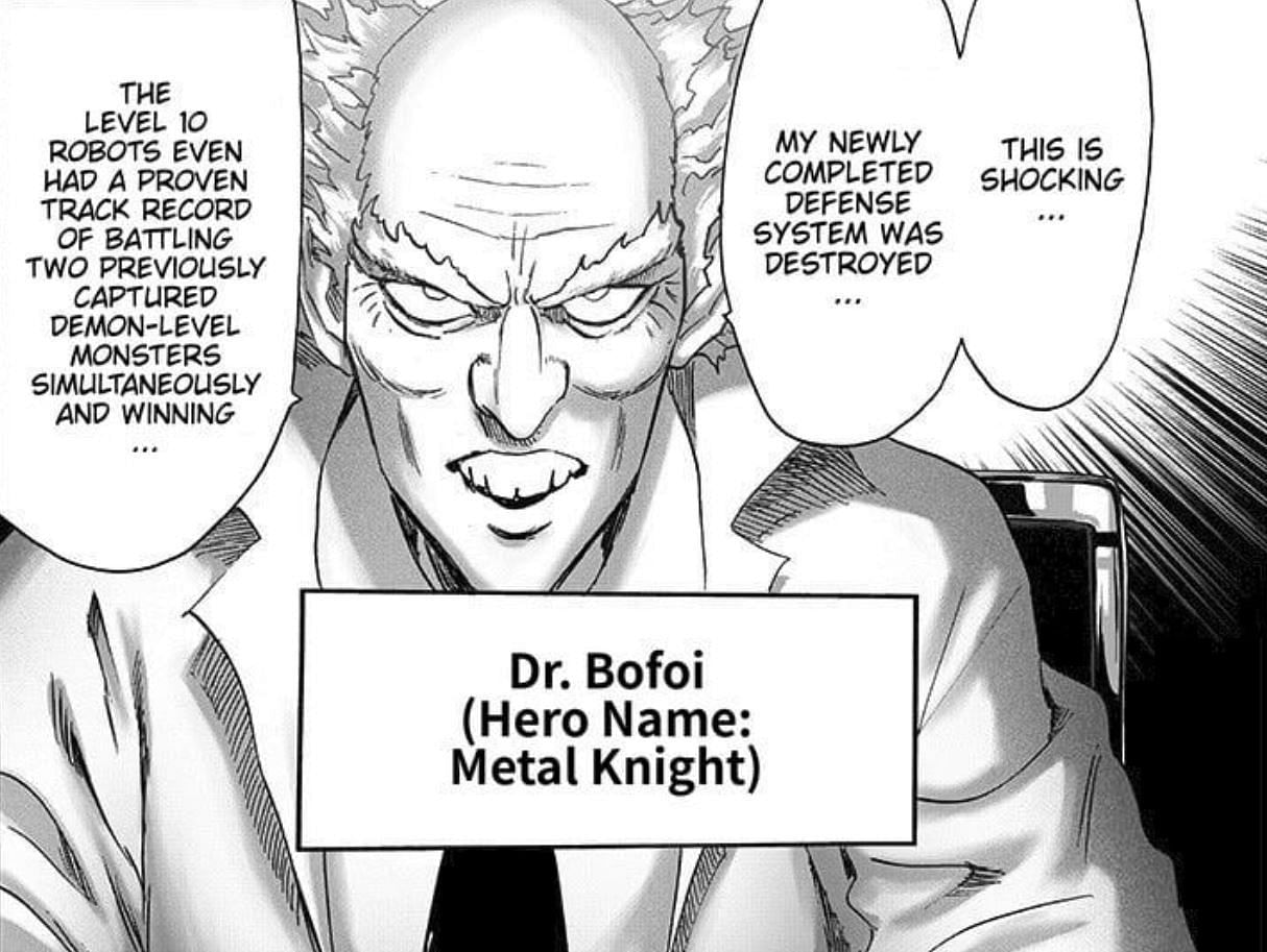 Dr. Bofoi as seen in One Punch Man manga (Image via Yusuke Murata)