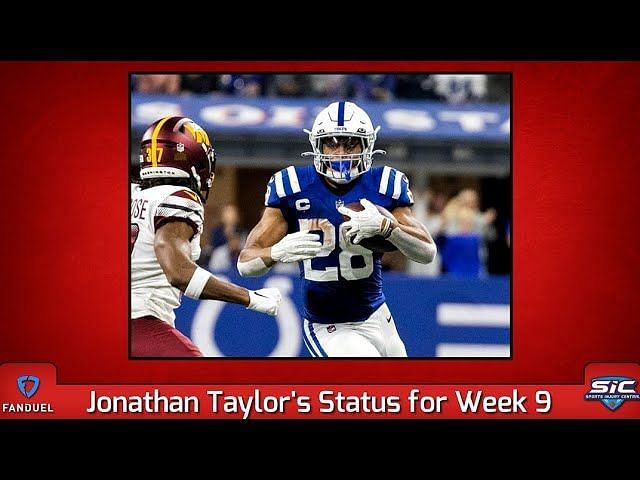 Jonathan Taylor Injury Update: Week 9 Fantasy Outlook For The ...