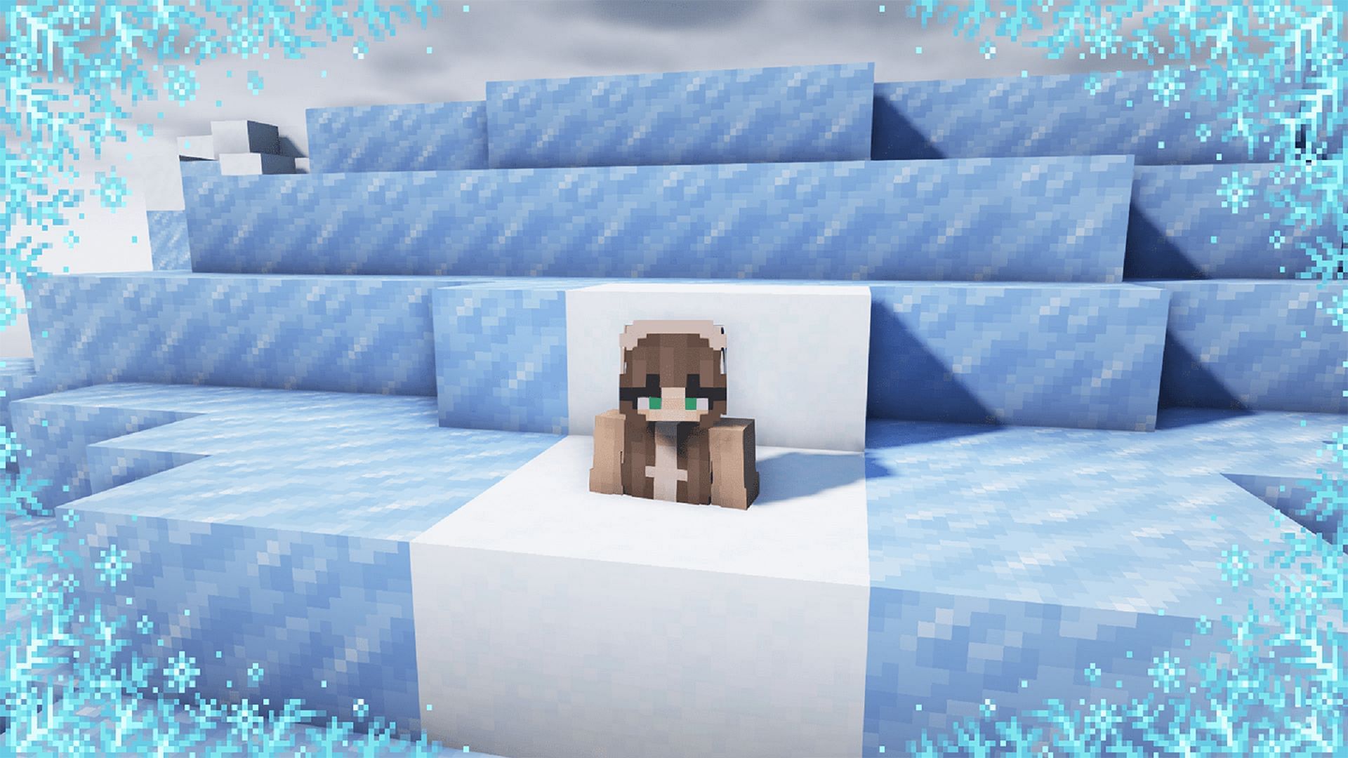 Apparently, powder snow isn&#039;t only slowing players down in the recent Minecraft preview (Image via Mojang)