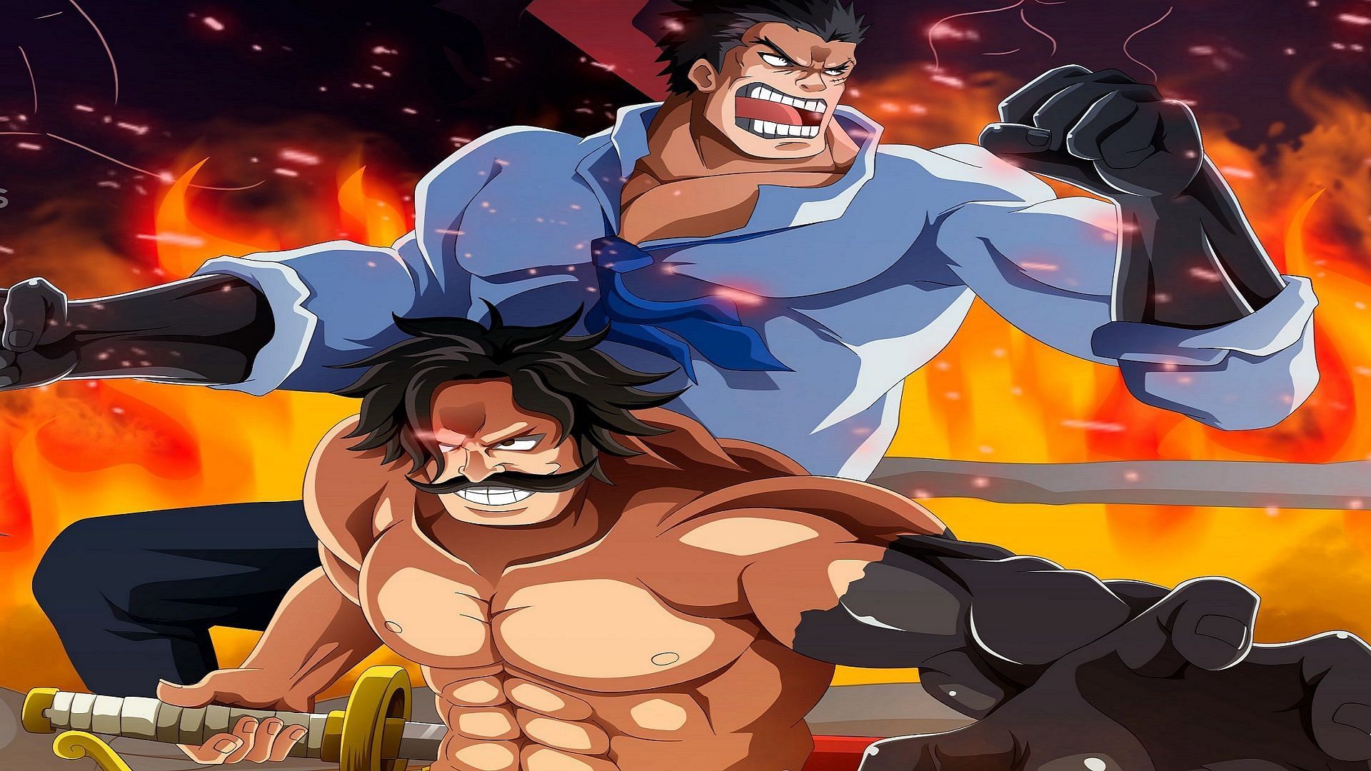 Roger and Garp were enemies, but they once teamed up, forming the series&#039; greatest duo (Image via Eiichiro Oda/Shueisha, One Piece)