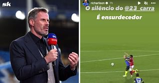 "The silence of Carragher is deafening" - Tottenham Hotspur's Richarlison posts cheeky Instagram post and reignites feud with Liverpool legend