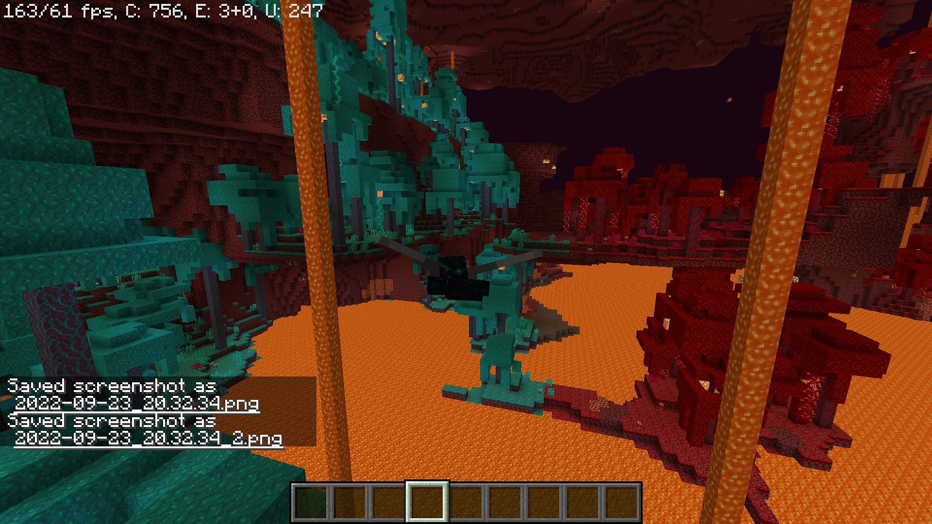 Lava is slightly tricky to remove in Minecraft (Image via Mojang)