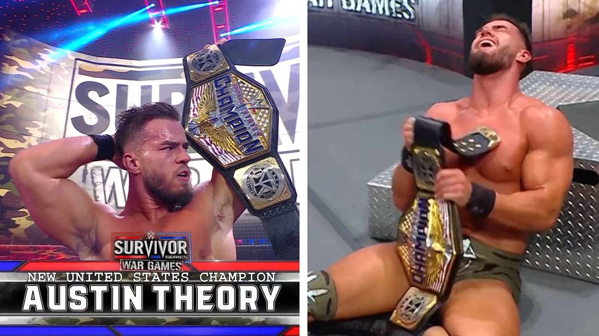 Austin Theory captured the United States Championship at WWE Survivor Series WarGames