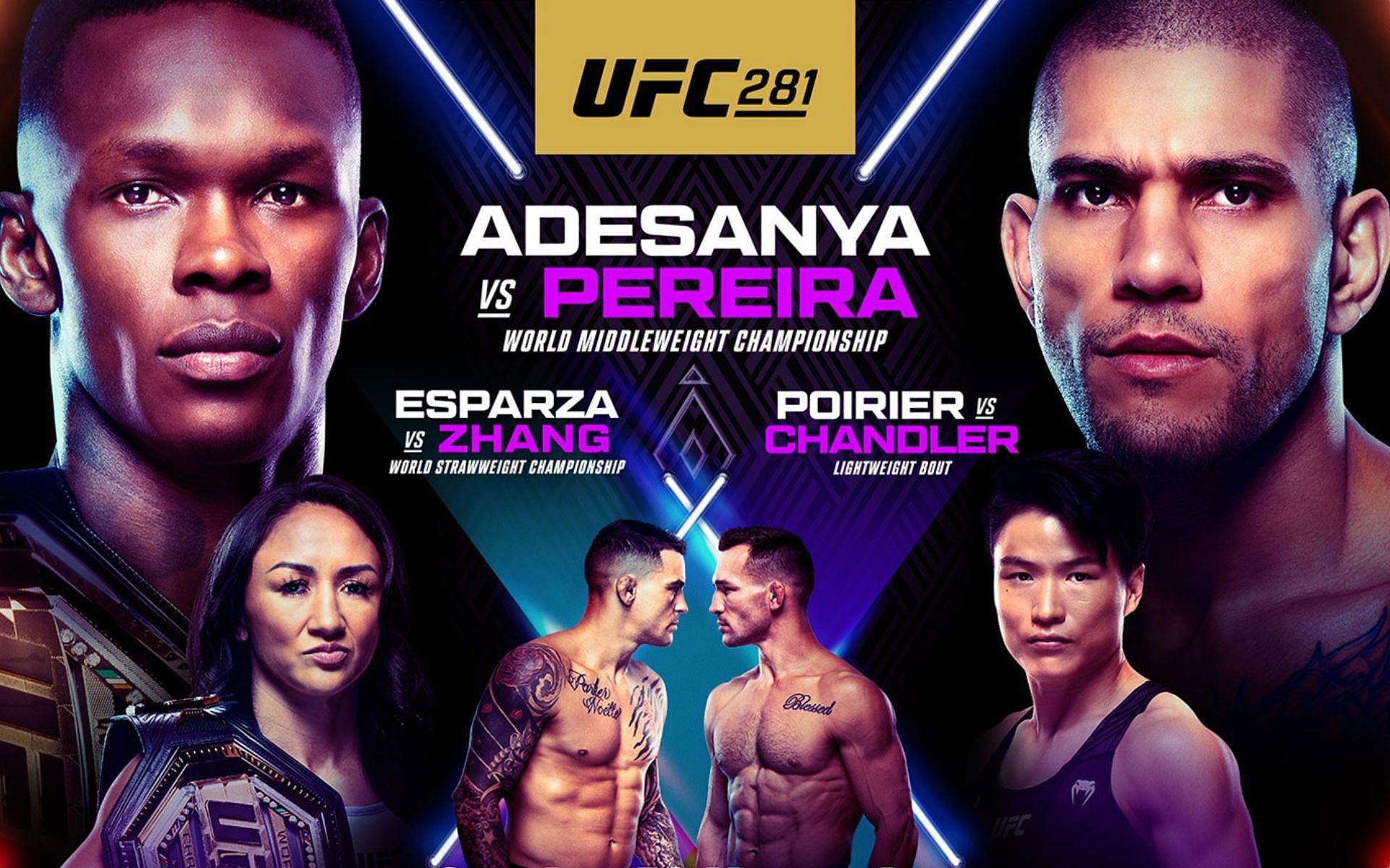 UFC 281 fight card How many fights have been confirmed for the