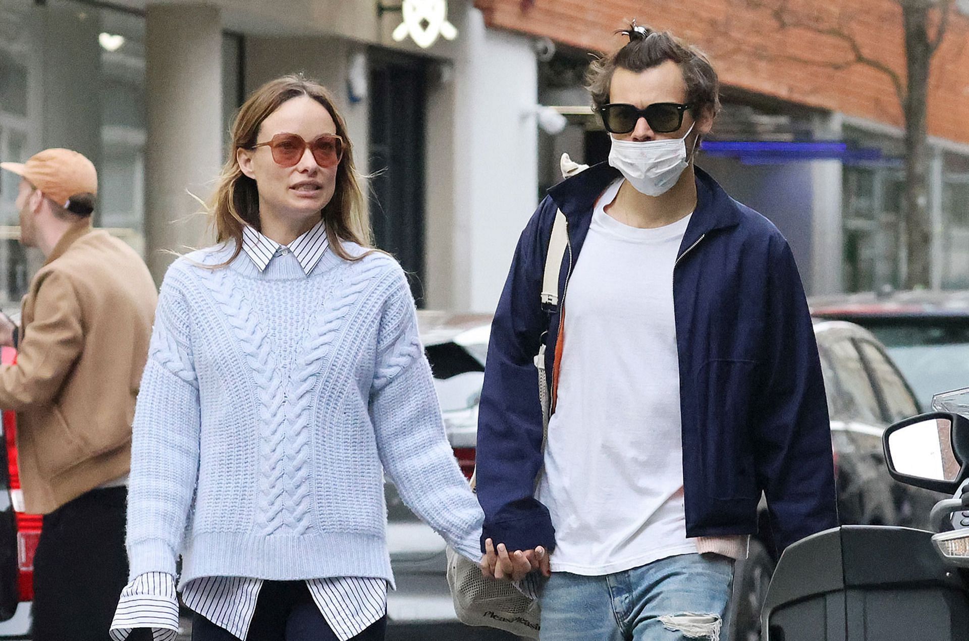 Harry Styles and Olivia Wilde are reportedly &quot;taking a break&quot; (Image via GC Images)