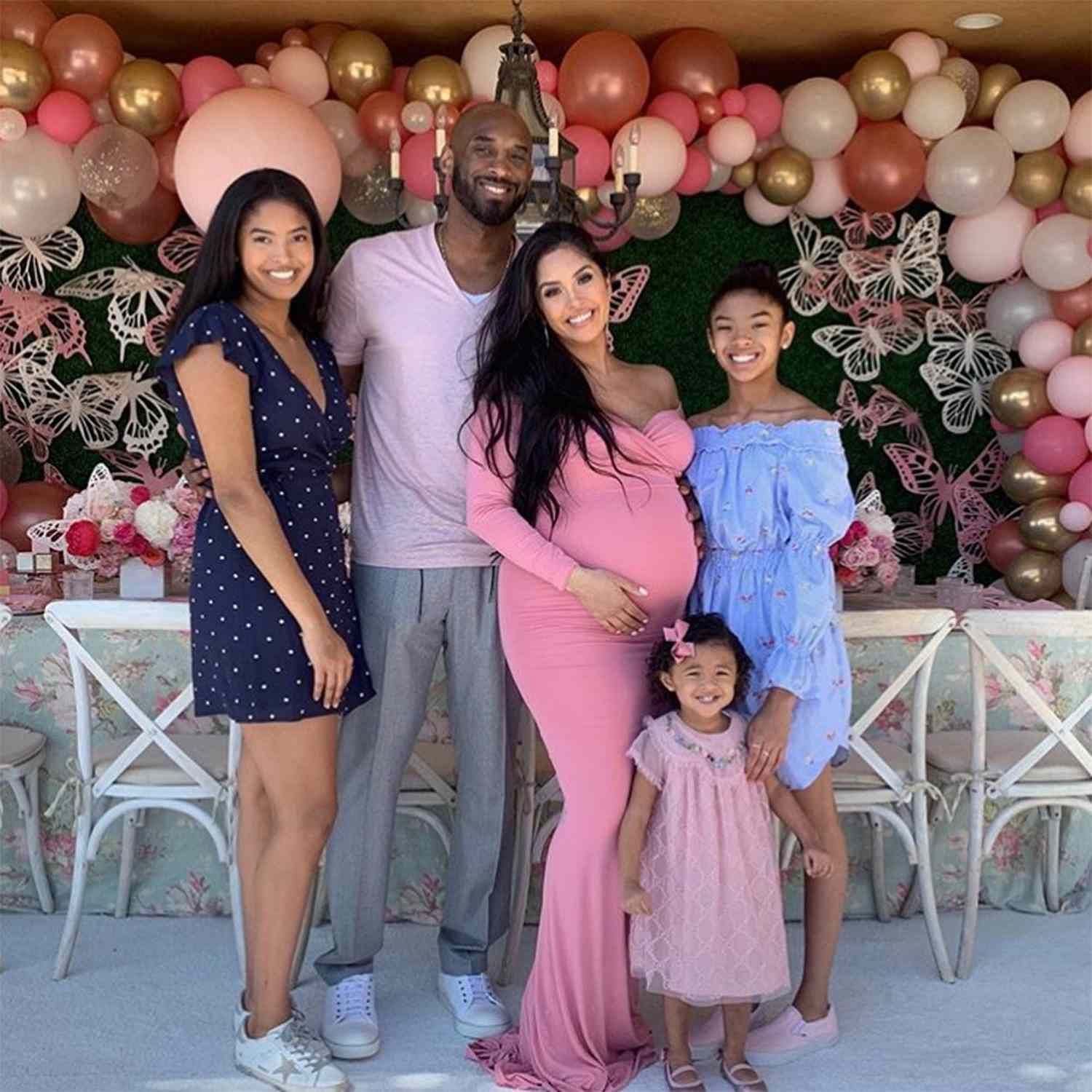Kobe Bryant and his family.