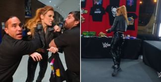 Becky Lynch involved in a brawl with Damage CTRL on WWE RAW