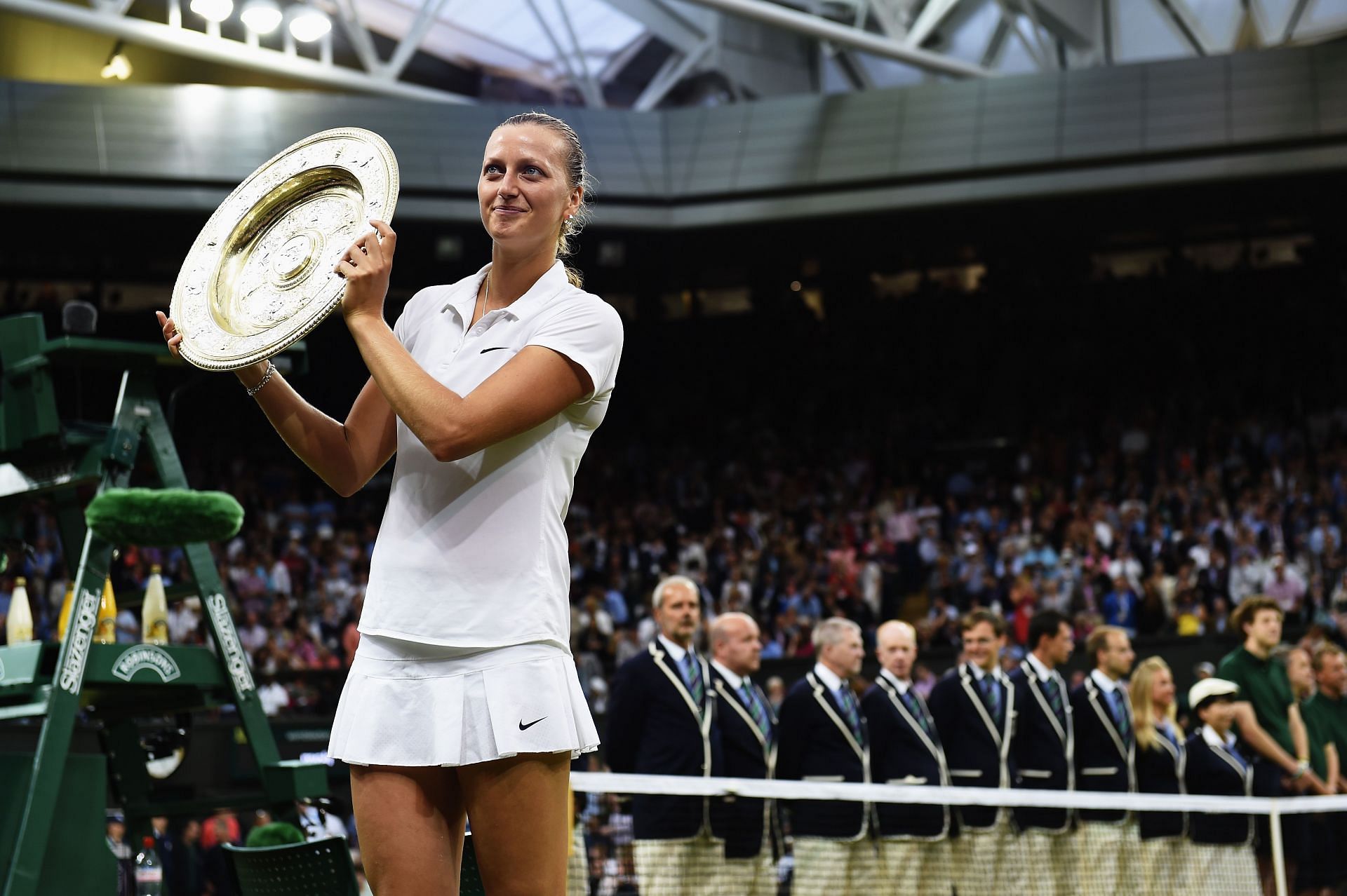 Petra Kvitova won the 2014 Wimbledon Championships.