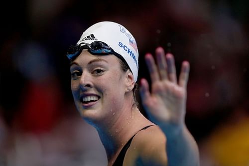 Allison Schmitt during the 2016 U.S. Olympic Team Swimming Trials