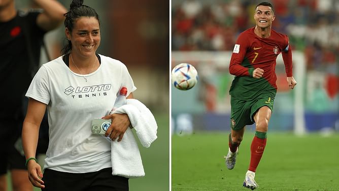 Ons Jabeur lets out her inner Cristiano Ronaldo fangirl after Portuguese makes history at FIFA World Cup
