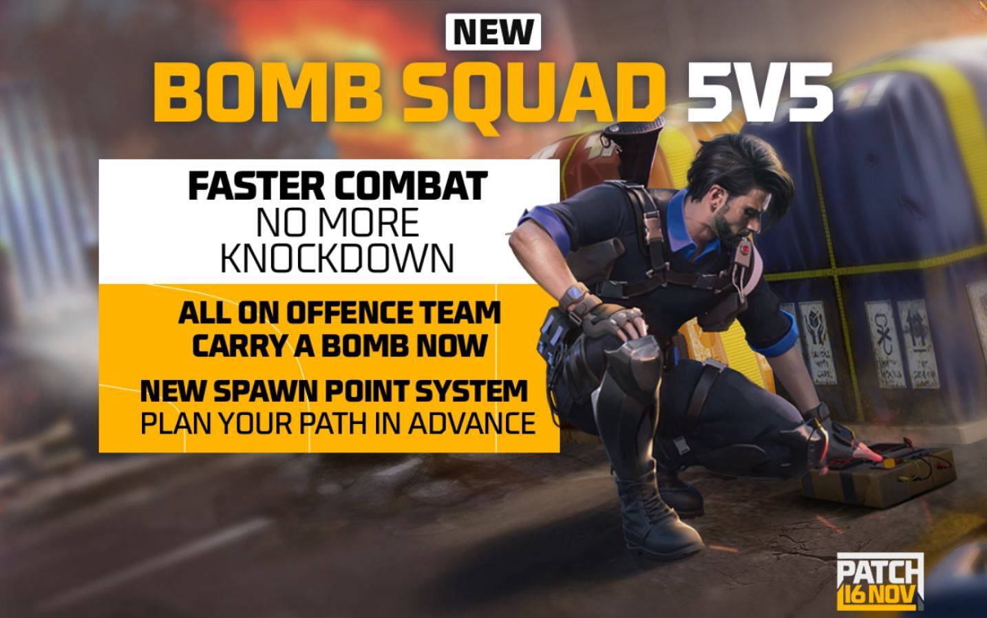 New Bomb Squad 5v5 (Image via Garena)