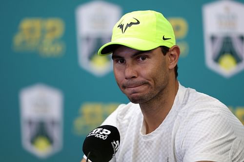 Rafael Nadal ahead of the Paris Masters