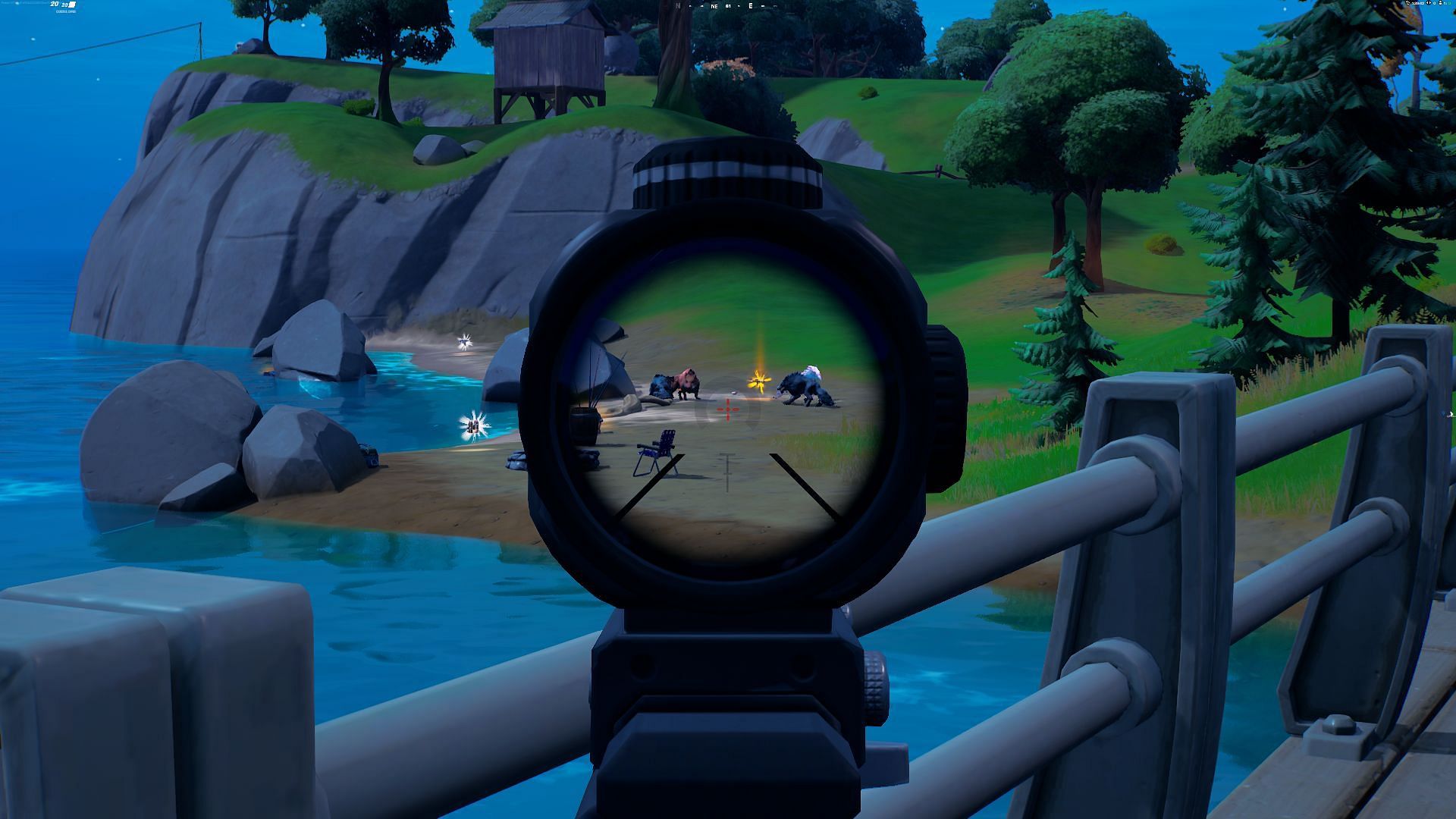 Glowing loot animals can appear at any moment (Image via Epic Games/Fortnite)