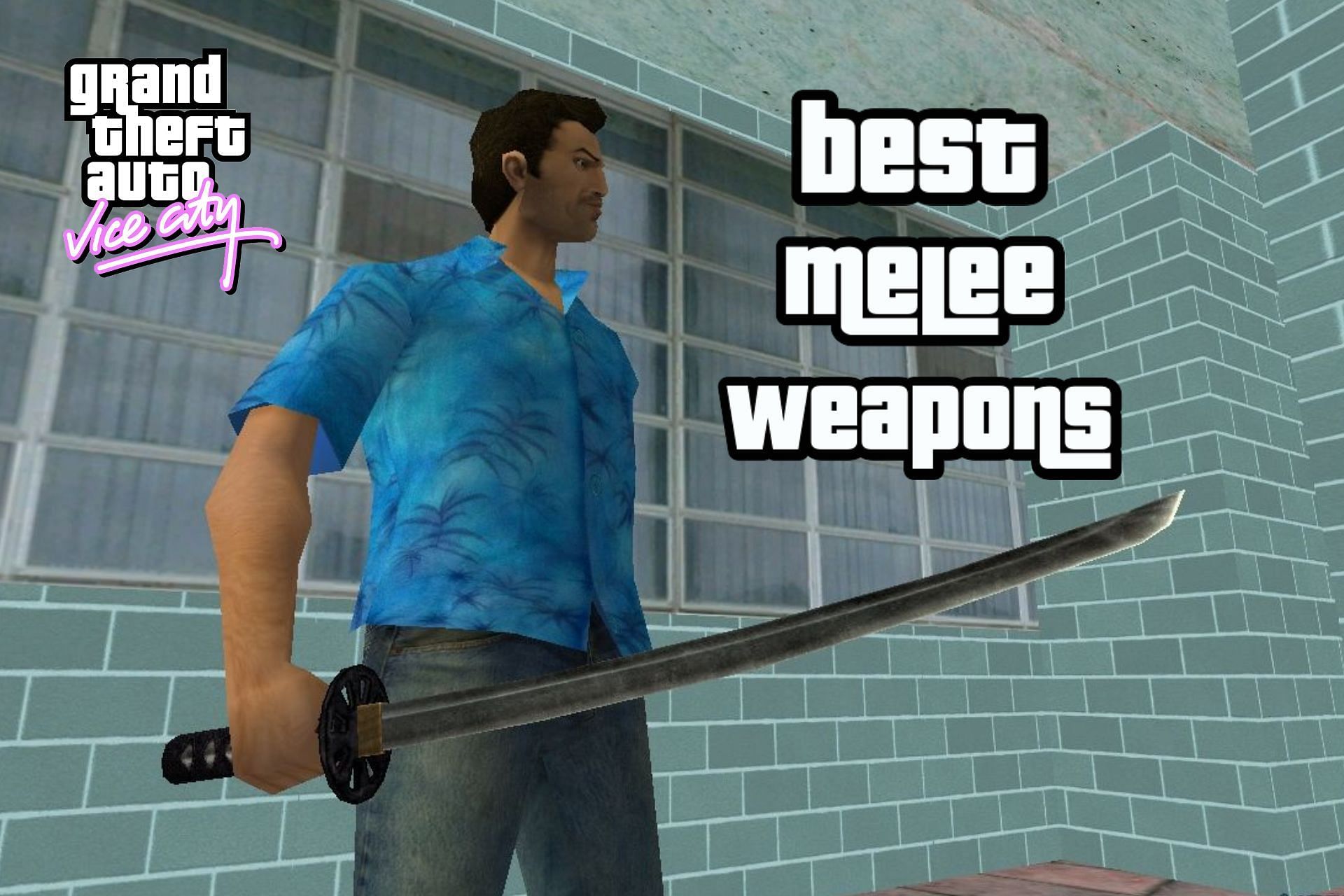 Five of the best melee weapons available in GTA Vice City (Image via Libertycity website)