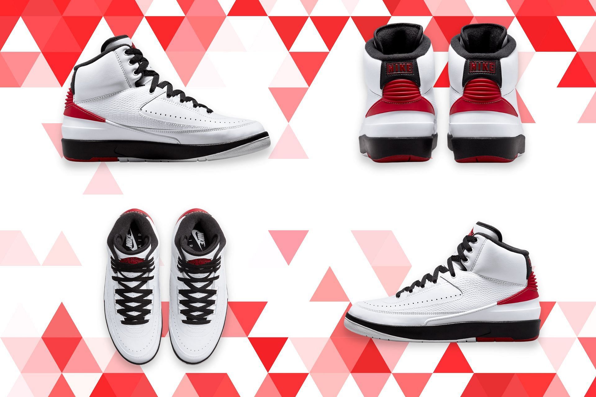 The upcoming Nike Air Jordan 2 &quot;Chicago&quot; sneakers pay homage to Michael Jordan&#039;s basketball team (Image via Sportskeeda)