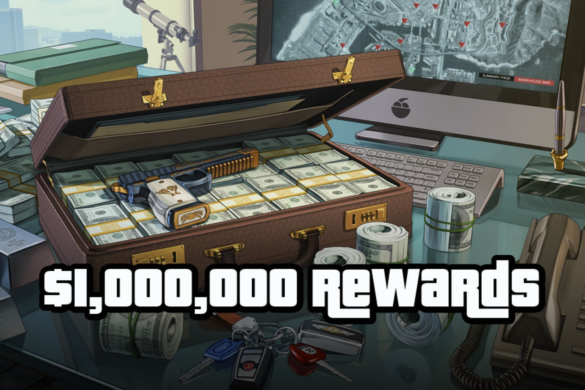 How to Get the $1 Million Prime Gaming Reward in GTA Online (Image via Rockstar Games)
