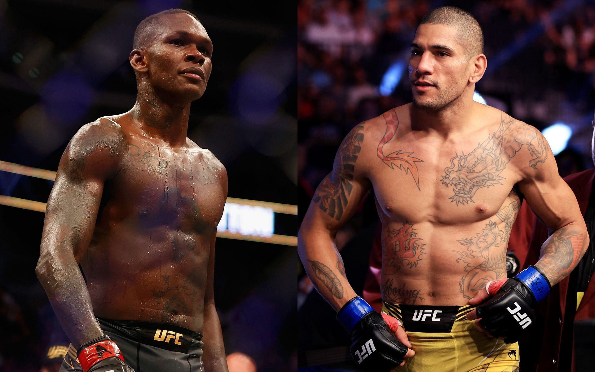 Israel Adesanya (Left) and Alex Pereira (Right)