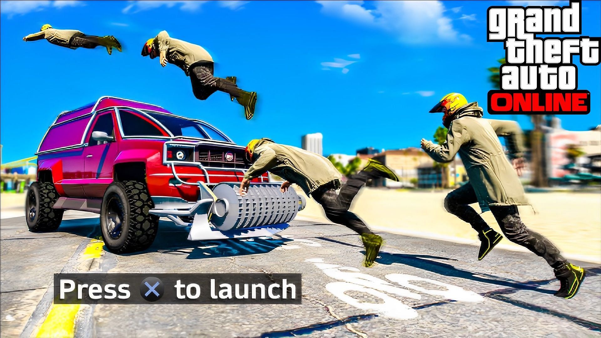 Launch glitches can always be quite funny to try before they get patched by Rockstar Games. (Image via YouTube/Hazardous)