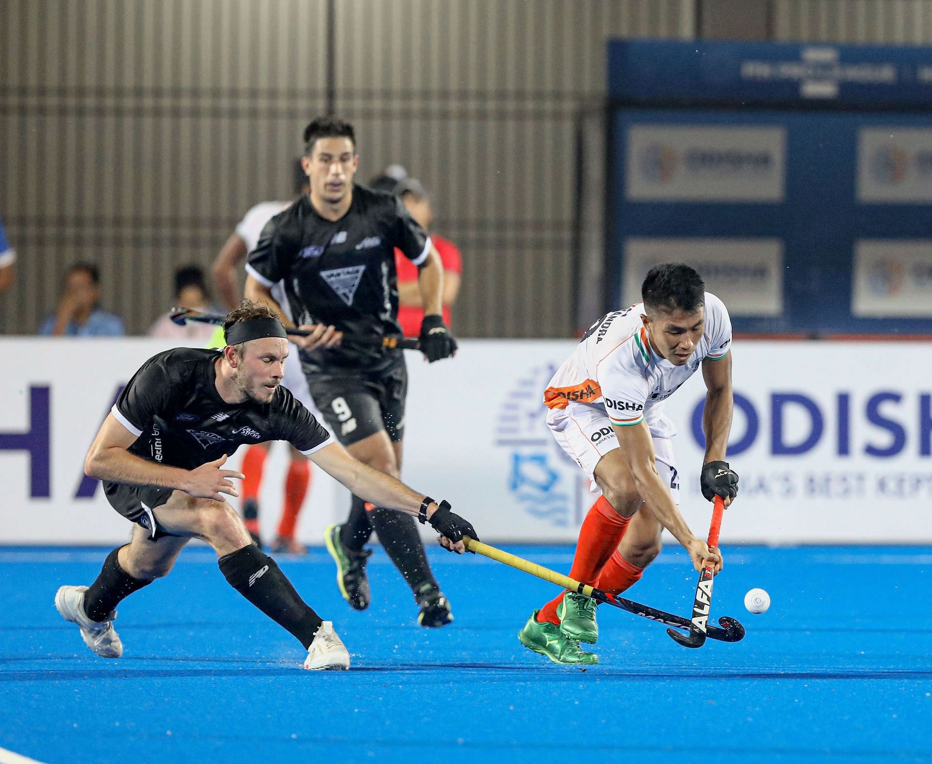 India beat New Zealand in Hockey Pro League on Friday. Photo credit Hockey India.