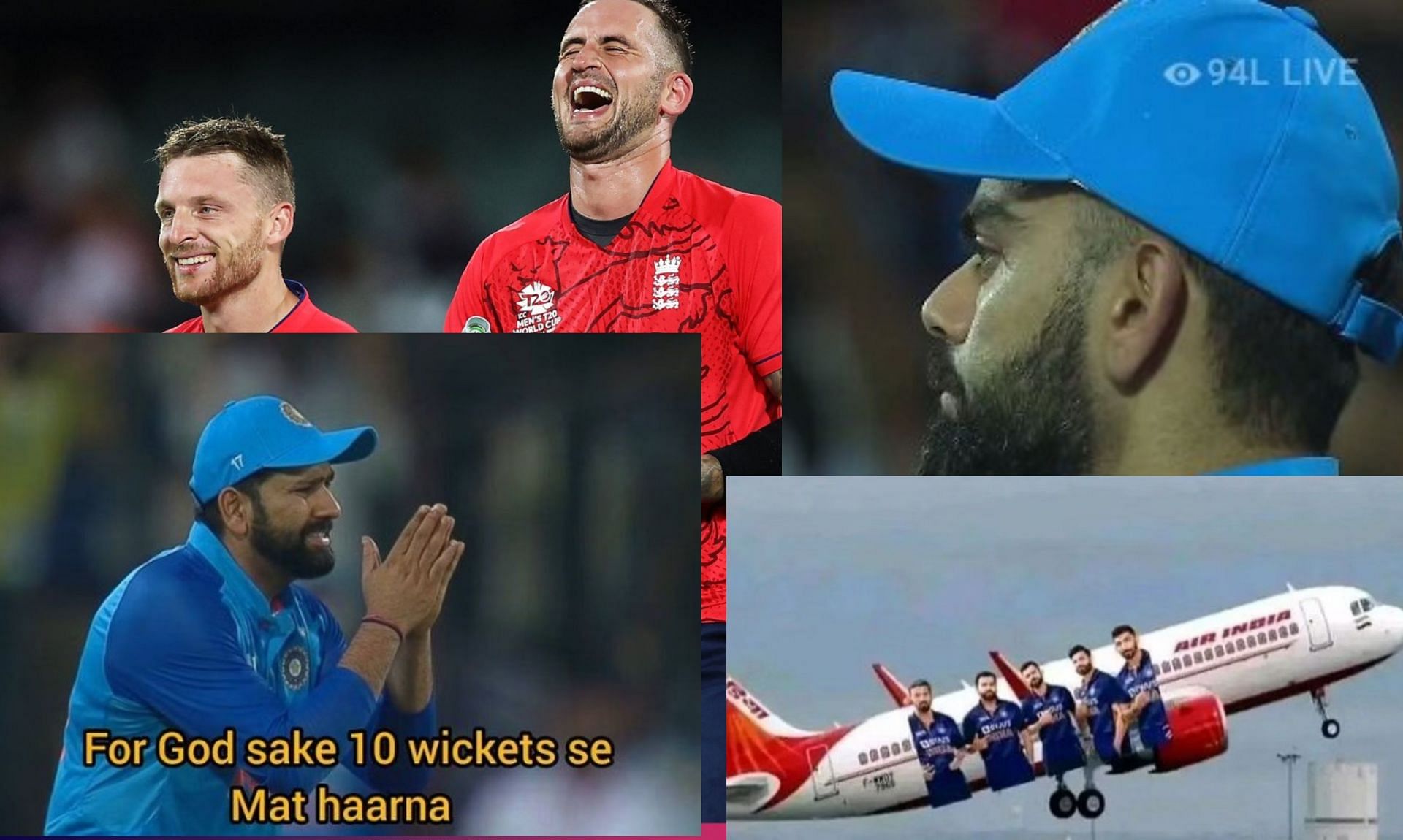 T20 World Cup 2022: Top 10 funny memes after India's humiliating 10-wicket loss against England in the semi-final T20 World Cup 2022: Top 10 funny memes after India's humiliating 10-wicket loss against England in the semi-final