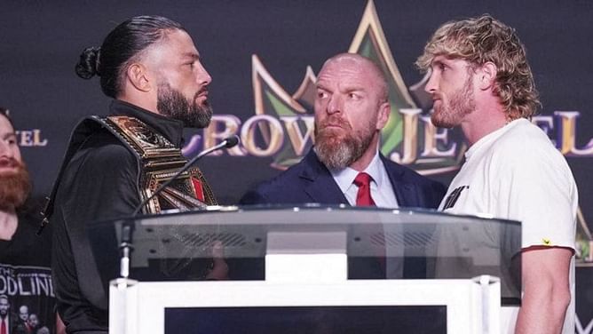 Jake Paul confirmed to be involved in Roman Reigns vs. Logan Paul at WWE Crown Jewel 2022