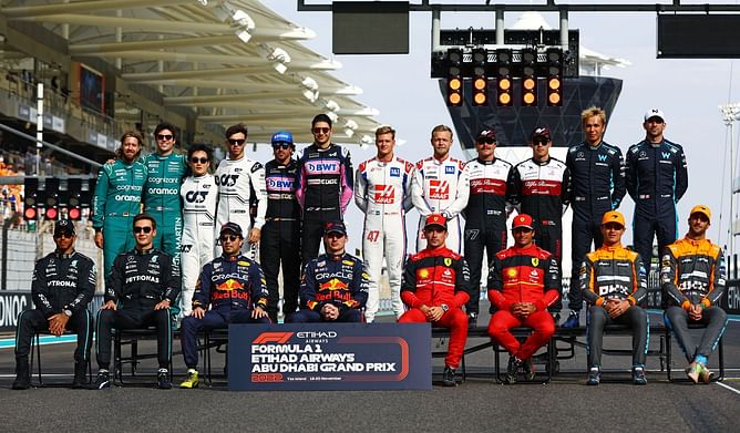 How many penalty points do the 20 F1 drivers have at the end of 2022 season?