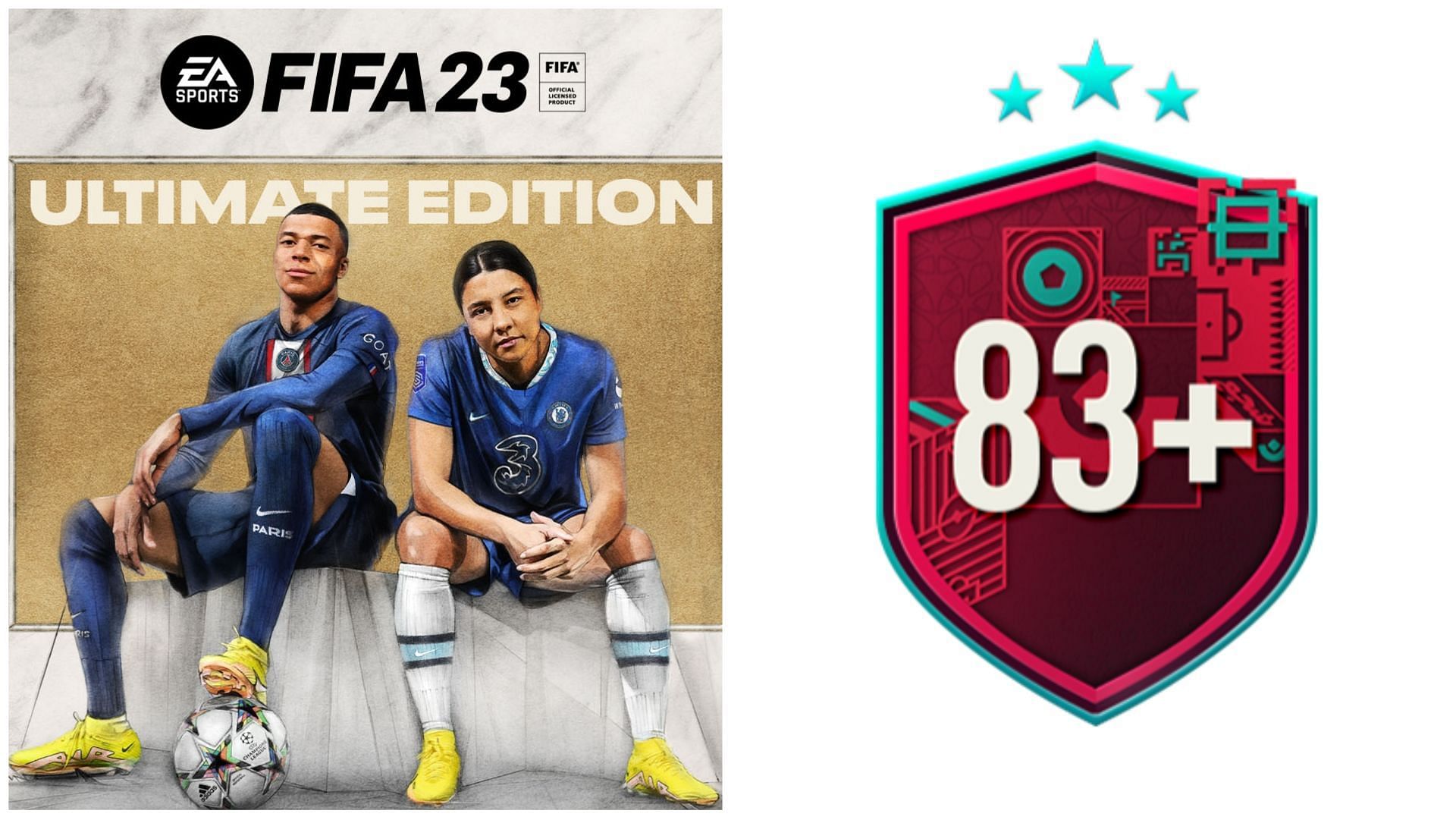 EA have released an 83+ player pick in FIFA 23 (Images via EA Sports)