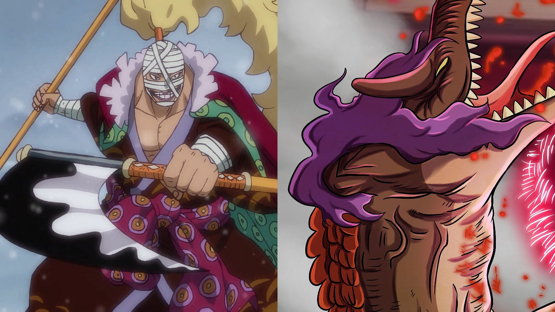 Even in his &quot;Kamazo&quot; version, Killer is a much better and more dangerous fighter than Page One (Image via Toei Animation, One Piece)