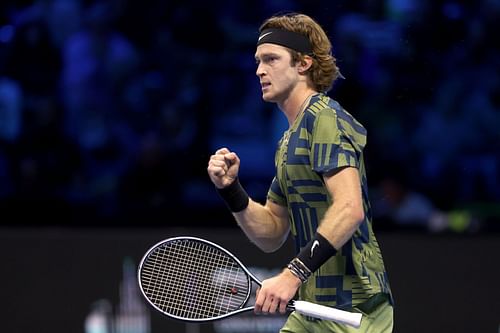 Andrey Rublev at the 2022 ATP Finals.