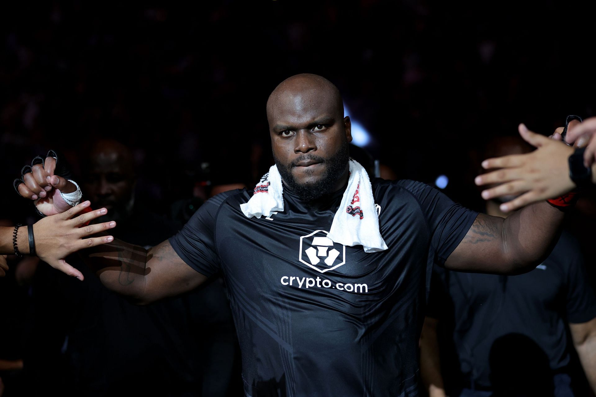 Derrick Lewis holds the record for most knockouts in UFC history