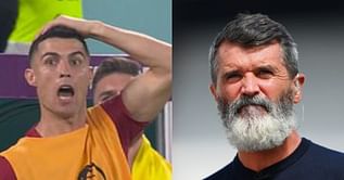 "He's just had a call" - Manchester United legend Roy Keane jokes after Cristiano Ronaldo's hilarious reaction in Portugal vs Ghana