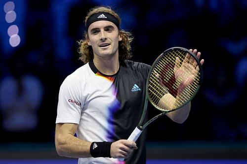 Stefanos Tsitsipas at the 2022 ATP Finals.