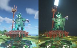 Minecraft Redditor builds Cthulhu statue using copper