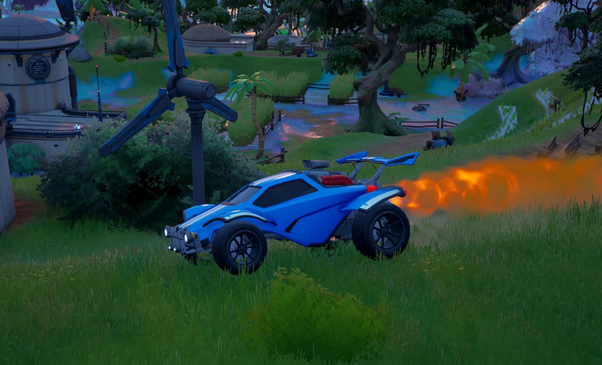 The Octane vehicle is now active in Fortnite (Image via Epic Games)