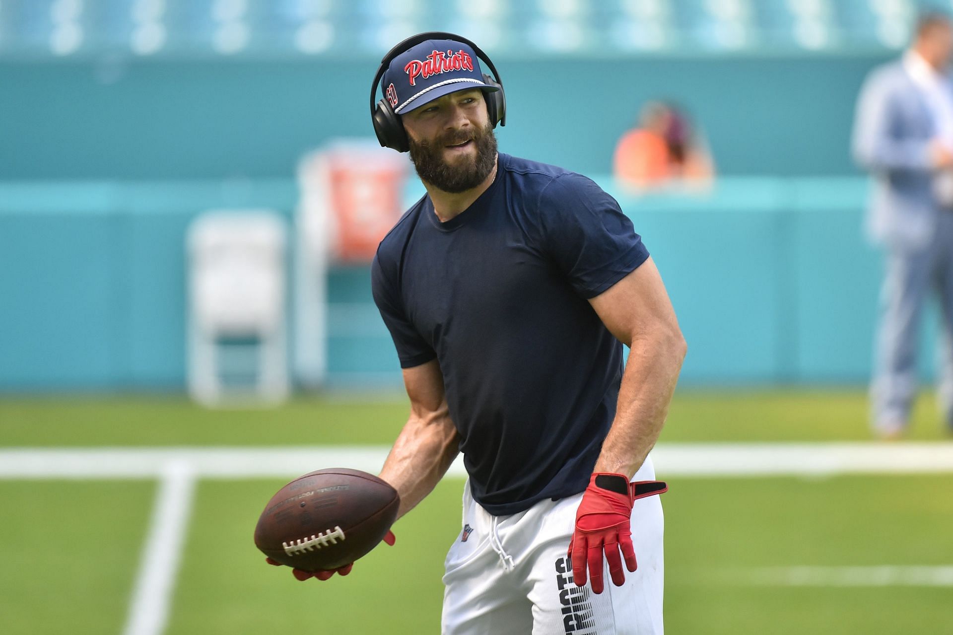 Julian Edelman with the New England Patriots