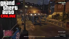 A hilarious GTA Online glitch spawns dozens of enemy NPCs in the same spot