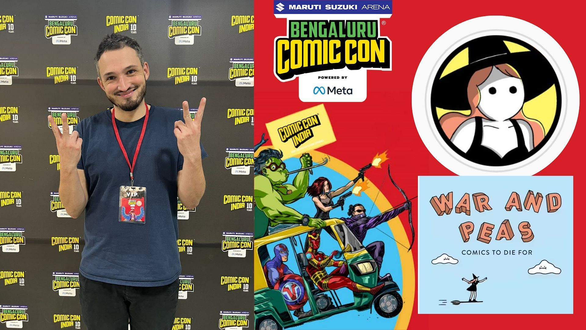In conversation with Jonathan Kunz of War and Peas (image via warandpeas.com and Comic Con India)