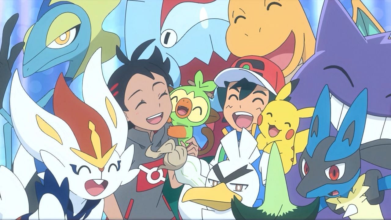 Ash and Goh as they appear in the anime (Image via The Pokemon Company)