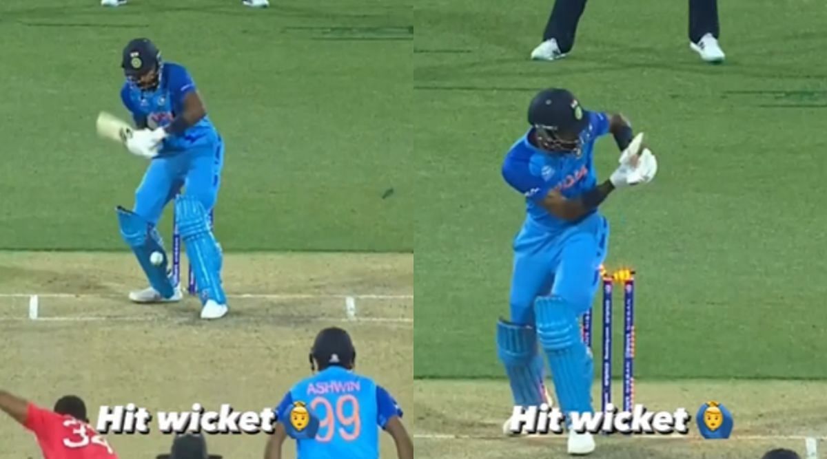 T20 World Cup 2022: [WATCH] Hardik Pandya is out hit-wicket off the