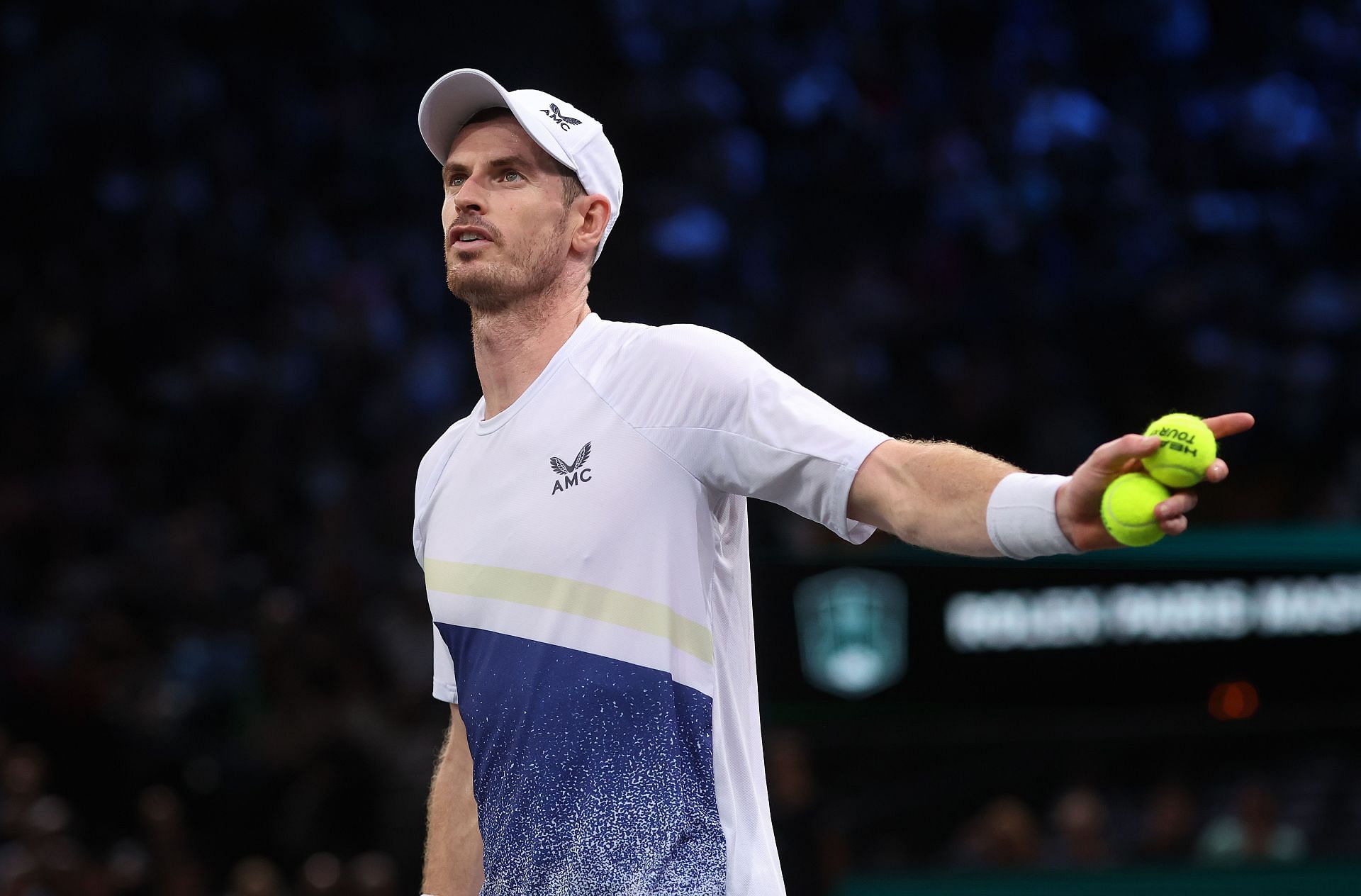 Andy Murray at the Paris Masters