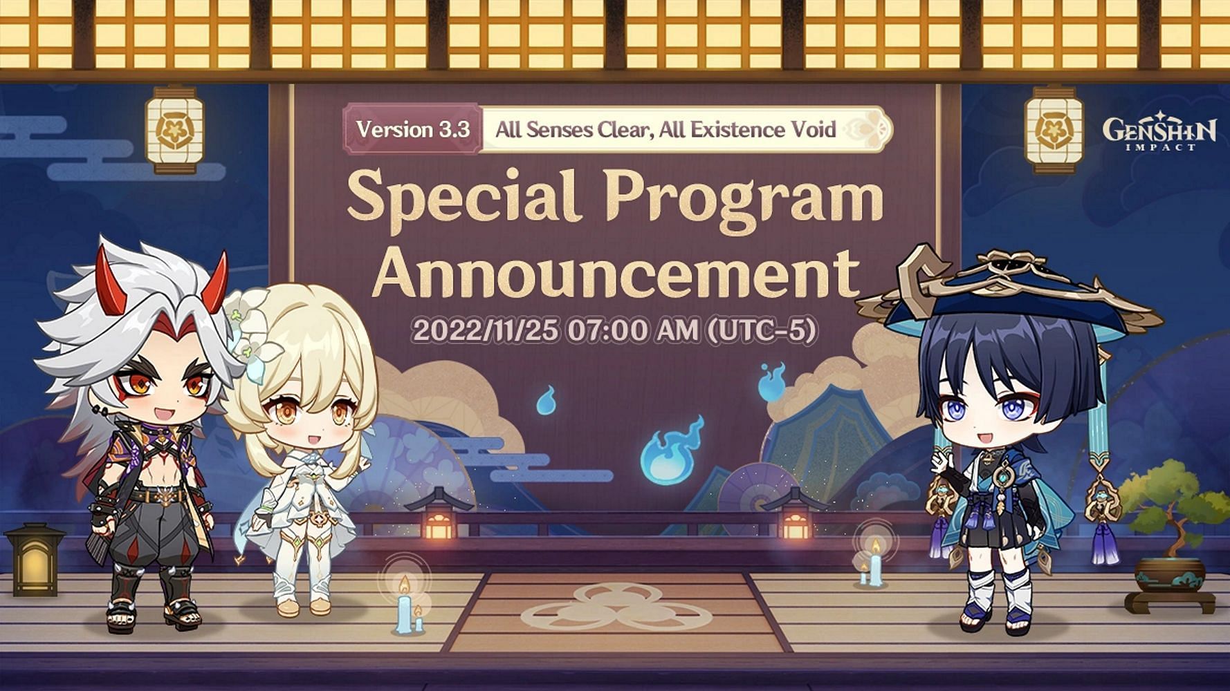 Official livestream details (Image via HoYoverse)