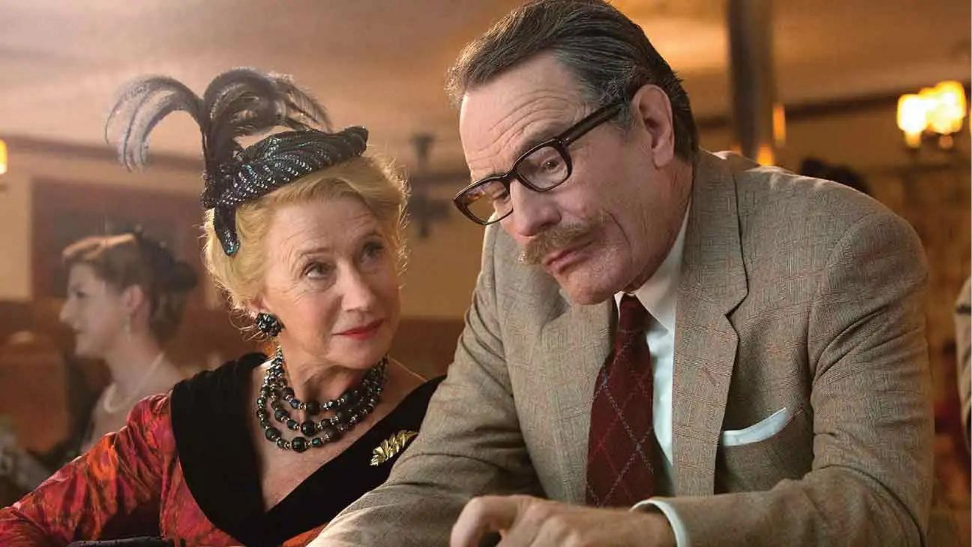 Bryan Cranston and Helen Mirren in Trumbo (Image via ShivHans Pictures)