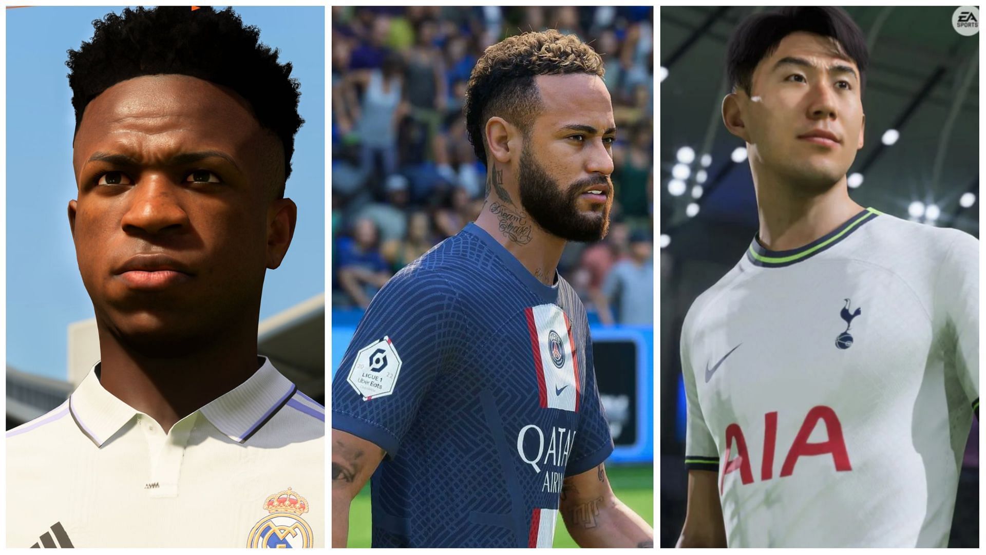 These are the best LW in FIFA 23 (Images via EA Sports)