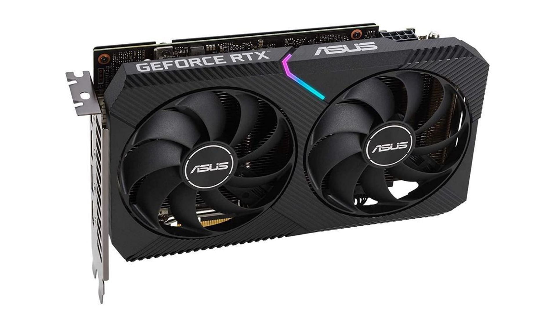 The Asus 3060 12 GB DUAL OC (Image via Newegg)