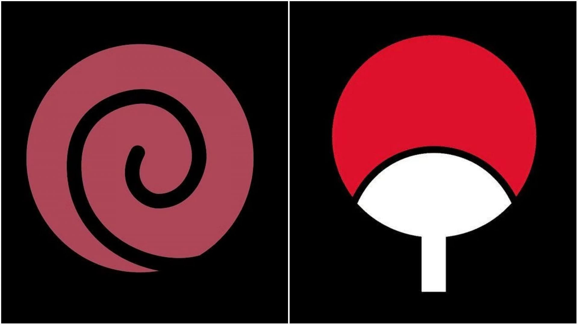 Uzumaki and Uchiha clan symbol (Image via Pierrot) 